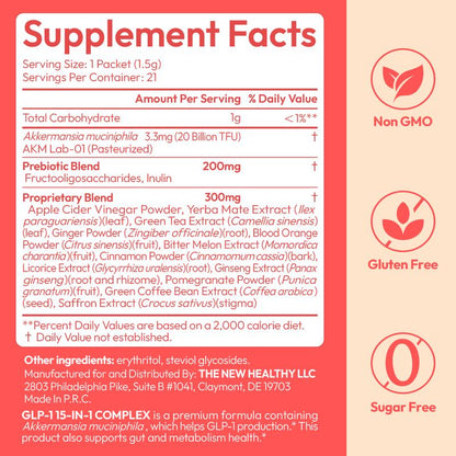 Purevia GLP-1 15-in-1 Complex